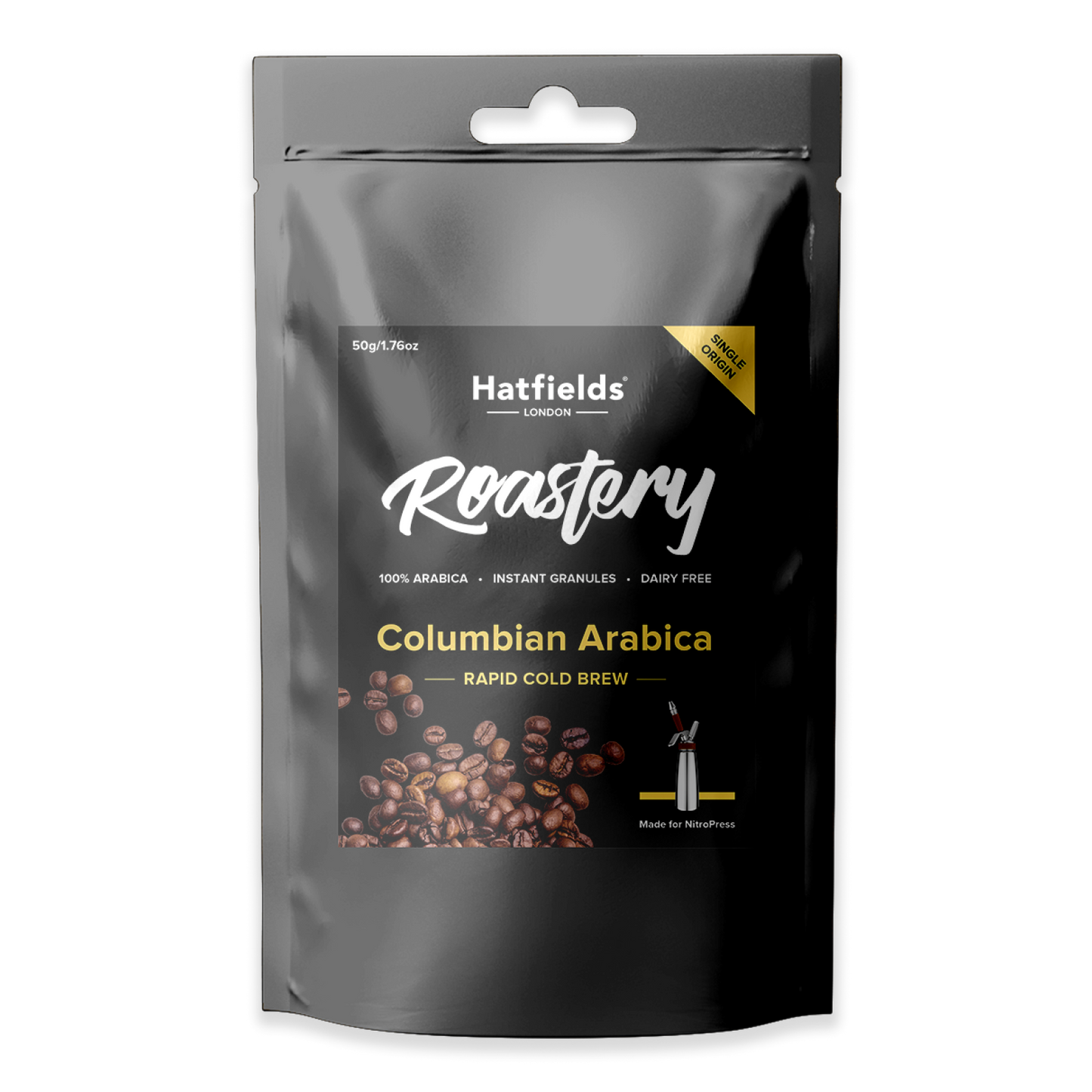 Hatfields Rapid Cold Brew Coffee - Columbia Arabica (Single Origin) 50g/1.75 oz