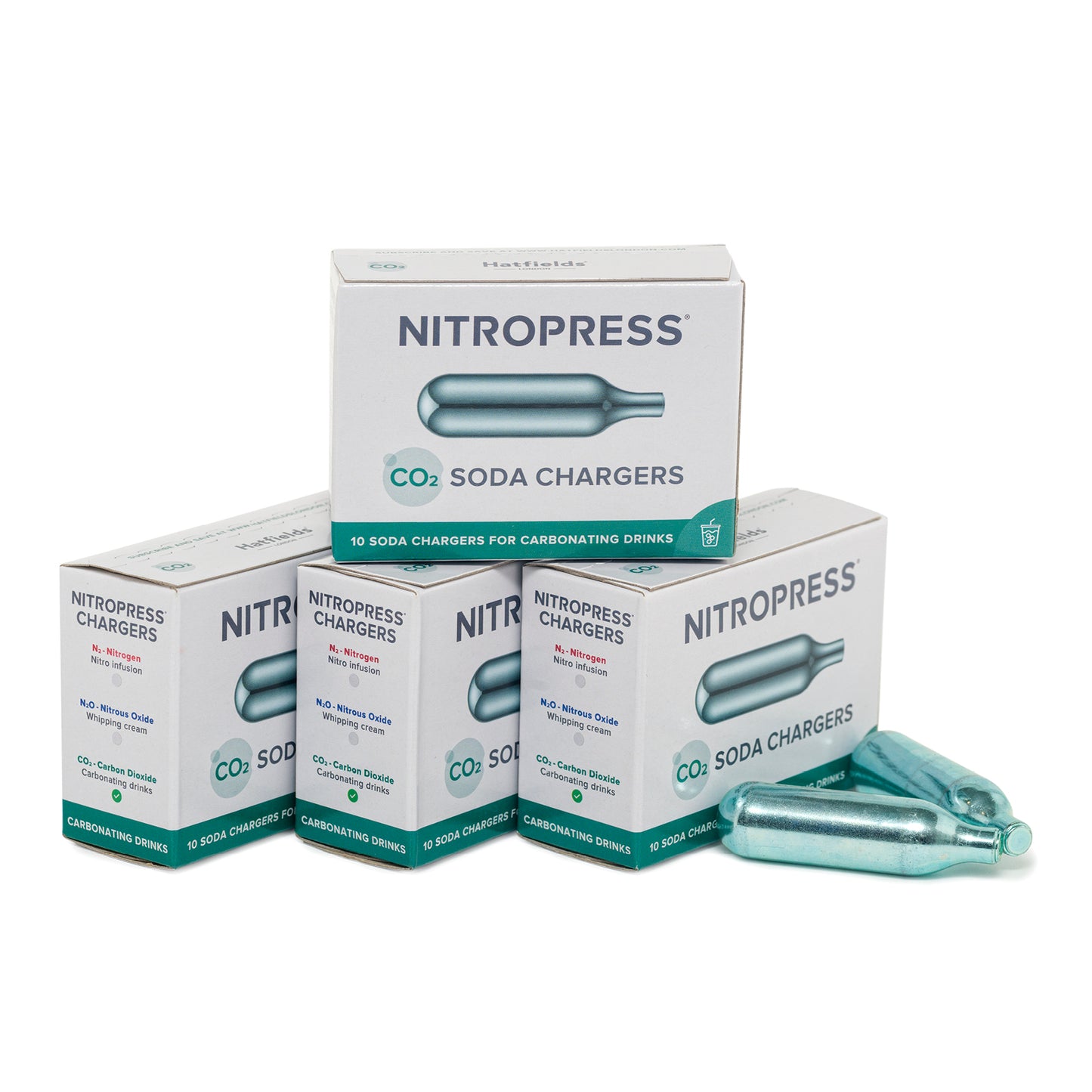 NitroPress Soda Chargers - Box of 40